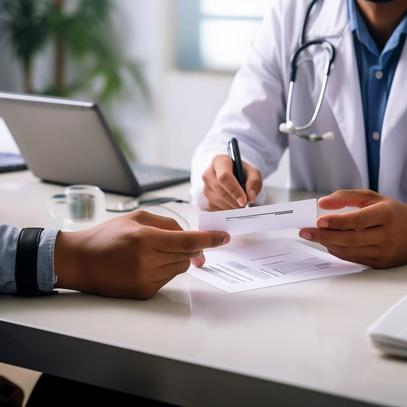 Consulta de ortopedia y traumatología
